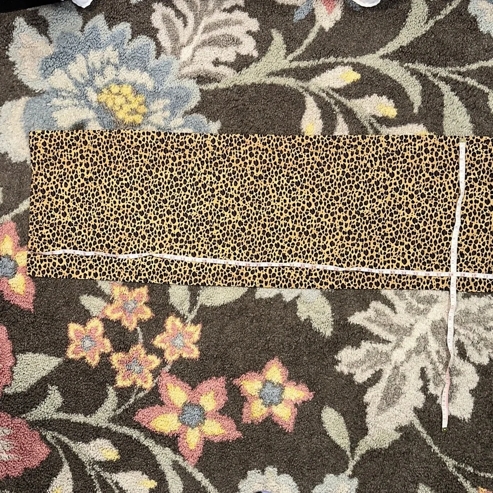 Leopard Print Curtain Valance